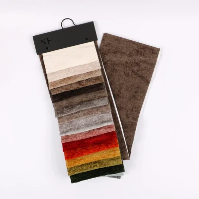 Vente en gros 100% polyester de haute qualité coloré personnalisé Chenille canapé tissu d'ameublement canapé tissu 2022 plus récent tissu utilisé pour canapé